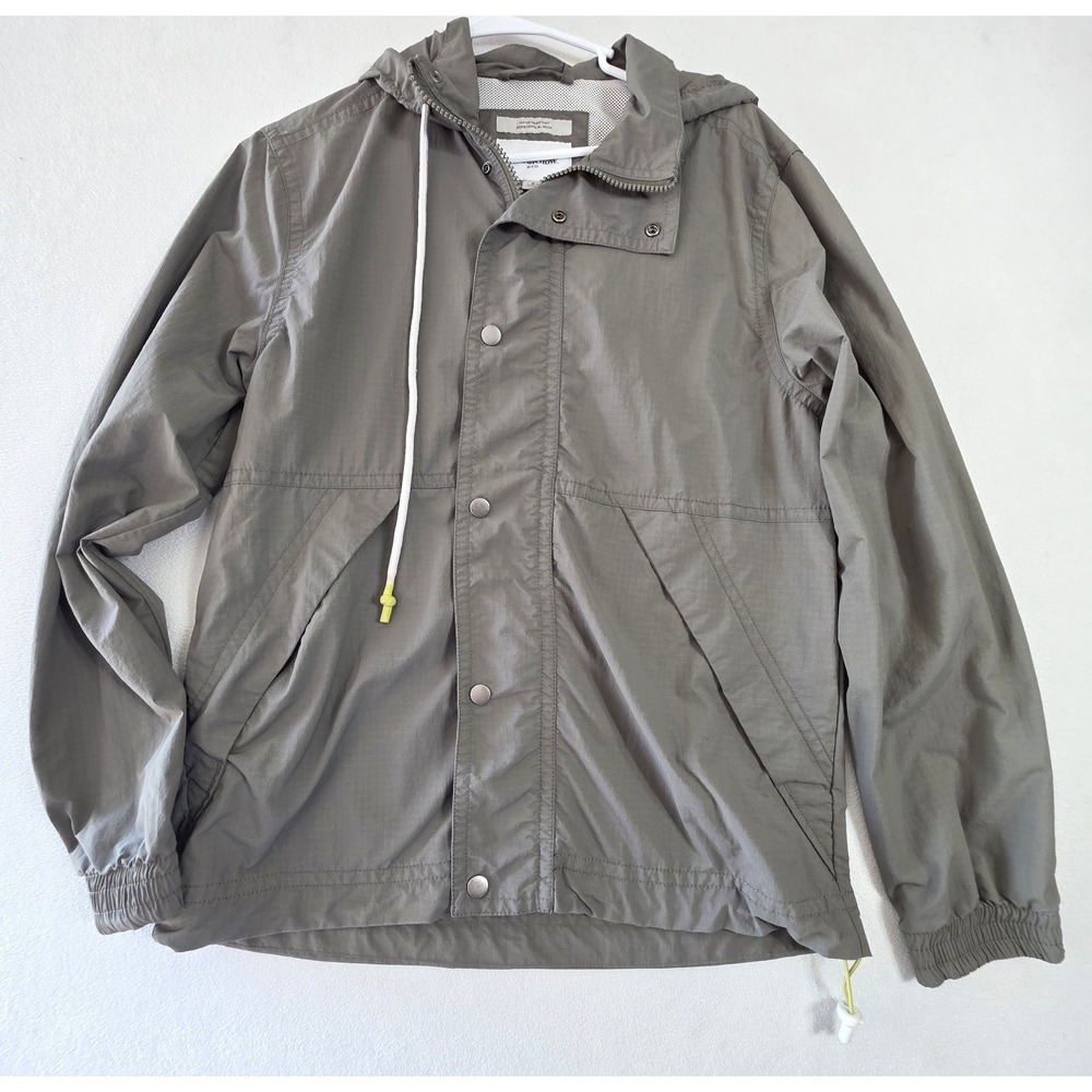 Goodfellow & Co Men's Small OliveGreen Hooded Water Resistant Windbreaker Jacket